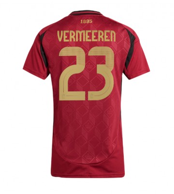 Belgien Arthur Vermeeren #23 Replika Hjemmebanetrøje Dame EM 2024 Kortærmet